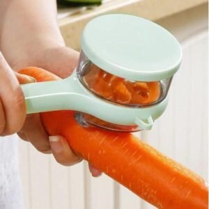 Multi Functional Storage Peeler,Vegetable Peeler,Fruit Peeler, Peeler With Container,Suitable For Home And Kitchen Use(Multicolor)Stainless Steel Multifunctional Fruit and Vegetable Peeler with Container Suitable for Carrots Potatoes Melons Kitchen Gadgets