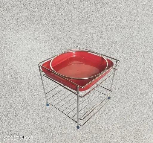 Premium Stainless Steel Matka Stand with Glass Holder | Rust Resistant - Image 5