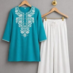 Home & fashion Stylish Girls women's Kurti Palazzo  Set