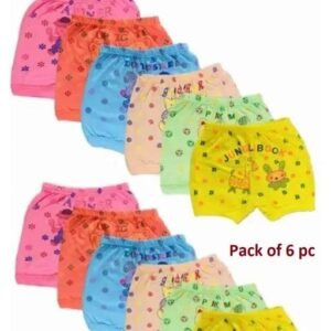 Unsex kids inner wear shorty pack of 6 / new born baby inner wear