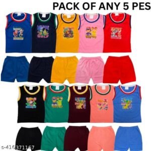 Best comfy Baby Boy Dress KIDS DAILY WEAR  (combo Pack of 5 )
