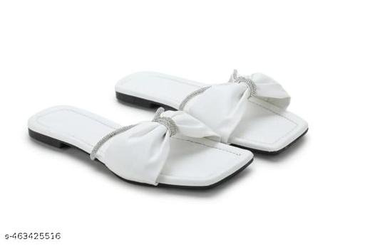 Stylish Women’s Silver Best Flat Sandals – Stylish and Comfortable Slip-On Footwear with Open-Toe Design, Lightweight Durable Sole for Casual, Office, Outdoor, and Party Wear - Image 4