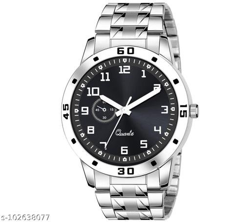 Men's steel watch