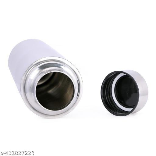 SHOPNJOY (Sports) Stainless Steel Fridge Water Bottle| Refrigerator| School| College| Gym & Sports Water Bottle 1000 ml (pack of 2) - Image 3