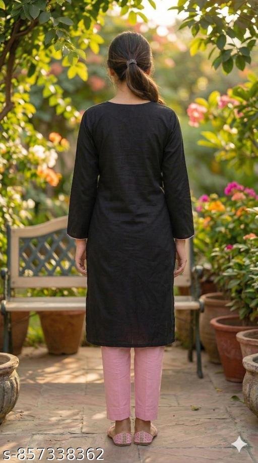 This stunning 3-piece suit set combines traditional craftsmanship with a modern aesthetic, perfect for everyday elegance or festive gatherings. - Image 5