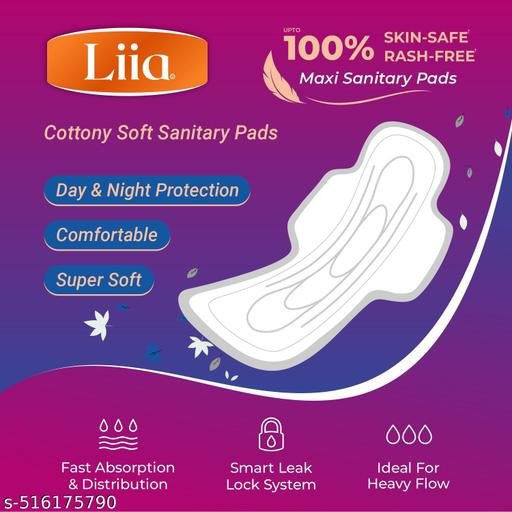 Jumbo Everyday Sanitary Pads Soft & Secure Heavy Flow Women's Overnight Rash Free Menstrual Pads with Wings Extra Anti bacterial Comfortable With Advanced Technology 100% leakage Proof Sanitary Napkins for Day & Night Protection (Size - 320mm | XXXL) (1 Packet) (Total 40 Pads) - Image 4