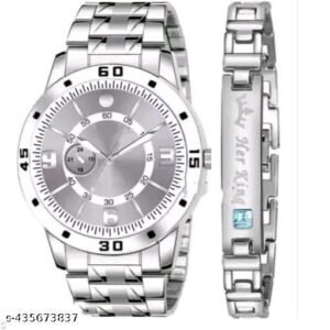 Men'slethre Men style Boys Hand Watch Gents 2024 Luxury Design STEEL BELT New Model Analog Watch - For Men & Boys