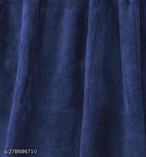 Cotton Bolls Microfiber Bath Towel 1 Pcs Large Size 70x140CM NAVY - Image 4