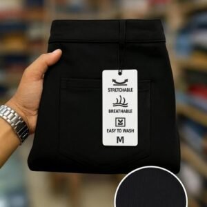 Black Pants for men|Black track pants for men|Black Single button track pants for men|Pants for men|Black comfortable pants for men|Black stretchable pants for men