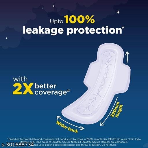 Secure Night XXL (40 Napkins) Sanitary Pads for Women - Image 4