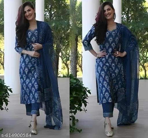 WOMENS COTTON PRINTED KURTI - Image 3