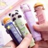 4 PCS SET OF Sliding Retractable Eraser Cute Erasers for Kids Push-Pull Rubber Eraser for Students Writing Office School Supplies