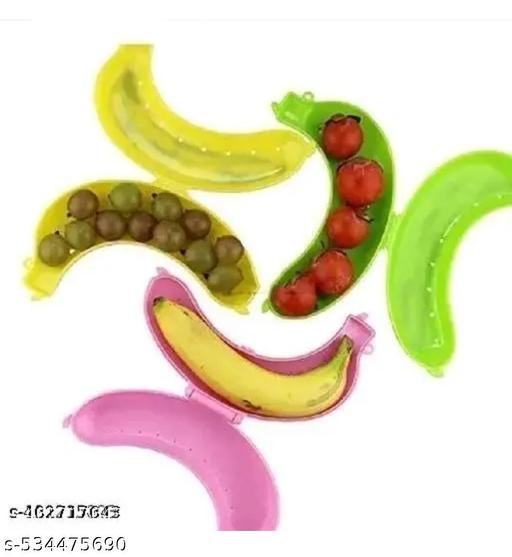 2 banana case (yellow and green) for kids lunch boxes , Trendy lunch box for play kids nursery kids LKG UKG kids etc - Image 5