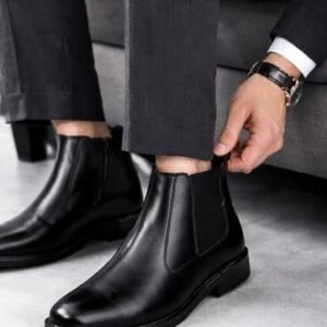 Men’s Black Chelsea Boots | Premium Formal & Casual Slip-On Shoes