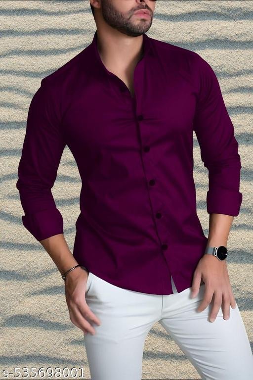 MACSAM Premium Stylish Shirts For Men - WINE