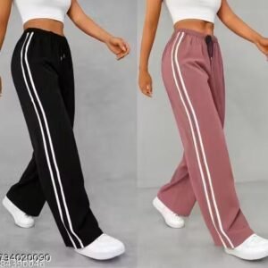 Trendy women's patti cargo trouser pants Contrast Ladies Lower