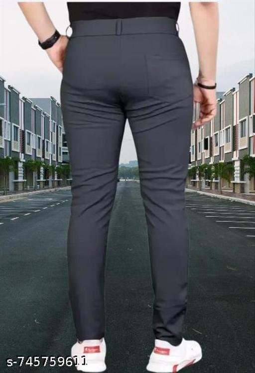 Combo of 2 men twill Lycra Stretchable pants for Trevling, sports and daily wear trousers - Image 3