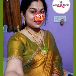 women saree Premium Gold Silk Saree with Designer Border | Party Wear Saree for Women | Soft Fancy Saree with Blouse Piece