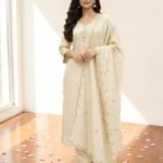 Trendy Kurta Pant Set for Women with Embroidery Work & Soft Printed Dupatta