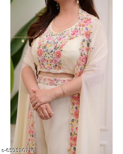 VEEDHRUMI Embroidered Three Piece Set - Image 5