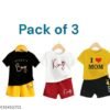 Unisex kids cotton sets pack of 3