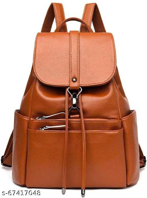JAISOM Trendy Women Khaki Backpacks