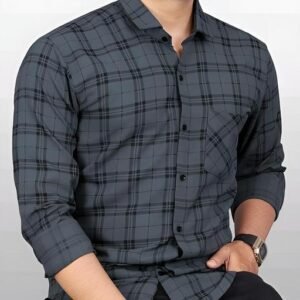 MENS DASHING  FORMAL CHECK SHIRT
