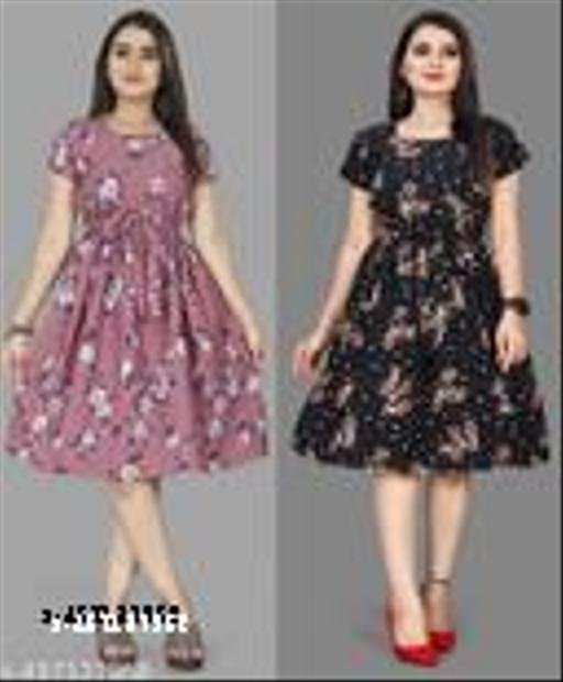 Fit And Flare Dress For Women Under 500 Combo Pack Of 3 Pcs. - Image 3