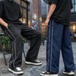Combo of 2 "Deep Black & Navy Blue" II Trendy Trousers For Summer II 2 Pipping New Design II Gym Track Pant II For Men & Women II Trouser under 200