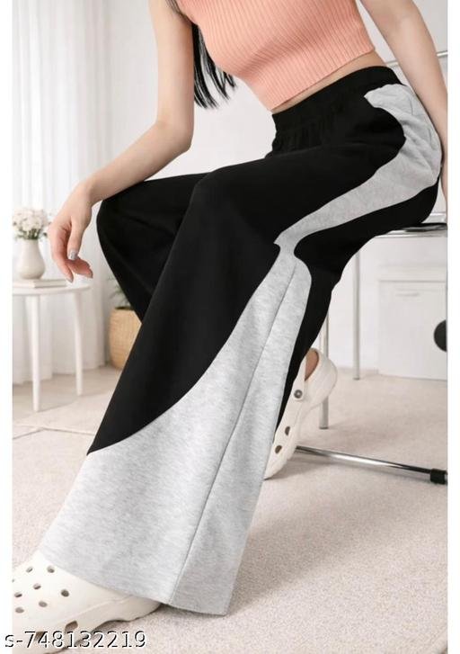 Women’s Oversized Street Joggers | Black Relaxed Fit Lower with Pockets