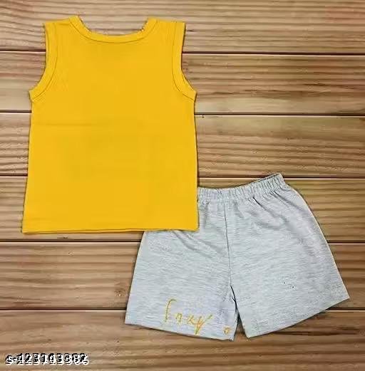 Boys/Giirls Hosiery Cotton Clothing Set (Pack Of 3) - Image 4