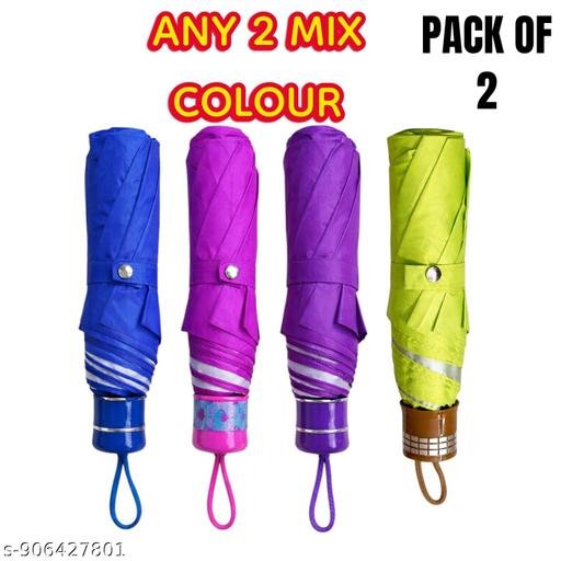 “2 Combo Foldable Umbrella Set | Waterproof Windproof Compact Travel Umbrella for Men & Women | Stylish Multi Color Rain Umbrella Pack of 2” - Image 4