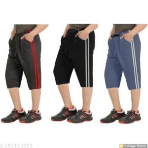 MENS COTTON THREE FOURTH COMBO (PACK OF 3)