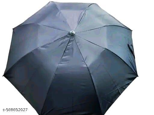 Umbrella 2Fold Silver Coating For Rain Manual Opening & Close For Men & Women...