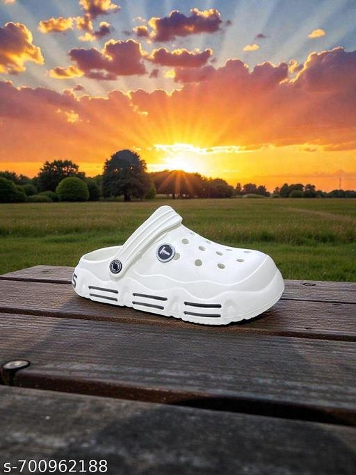 WHITE CLOG | WHITE SANDALS | STYLISH WHITE CLOG. - Image 5