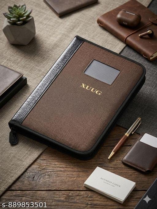 Porrtfolio FIle Folder With 20 leafs Brown Portfolio (BPF)