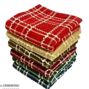 Cotton Kitchen Cloth/Napkins, 18 x 18 Inch, for Cleaning, Multipurpose Dish Towels, Pack of 5