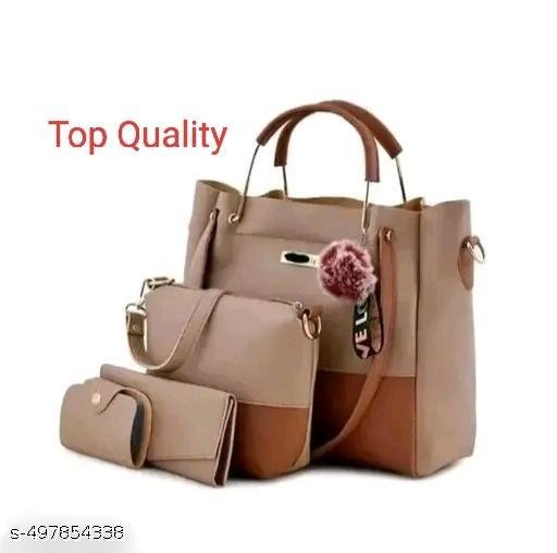 Combo Women's handbags Ledis purse trendy handbag for girls top women Handbags combo pack of 4
