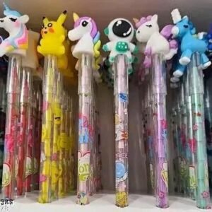 Random pack of 12  unique designer pencils for kids boys girls , gifting items