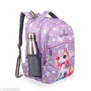 Kids School Bag for Boys & Girls | Waterproof, Lightweight & Spacious | 3-9 Years Lavender