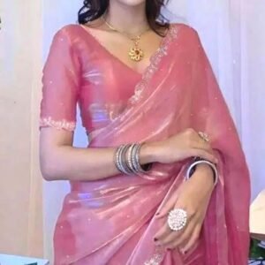 jimmy chu organza sarees designer organja sarees party wear stone saree new collection stone work sarees stone wala saree jimy chu fabric saree sarees new collection 2025 party wear new model