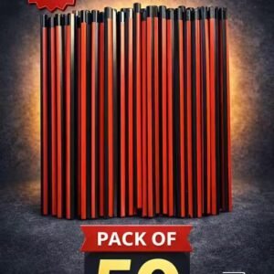 S4U HB Super Dark Graphite Pencil 50 Pencils Jar Pencil (Set of 50,black and red color)