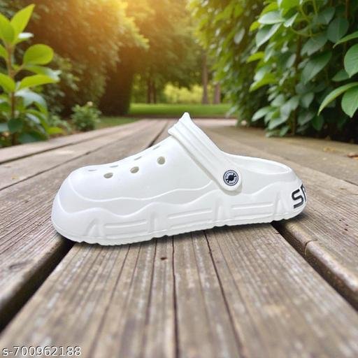 WHITE CLOG | WHITE SANDALS | STYLISH WHITE CLOG. - Image 4