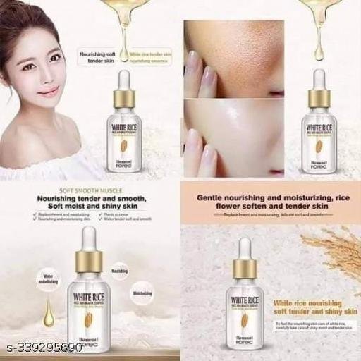 Face serum from WHITE RICE skin beauty serum moisturizing essence reduce wrinkle dark spots dark circles suteble for women daily care.30 ml( pack off 1)s5 - Image 3
