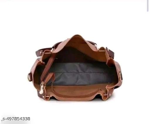 Combo Women's handbags Ledis purse trendy handbag for girls top women Handbags combo pack of 4 - Image 4