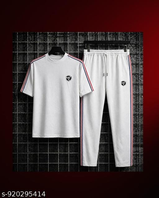 Men Trendy Round Neck Half Sleeve T-Shirt with Track Shorts | T-Shirt Short Set Top & Bottom | Men’s Summer Gym Workout Running Sports Co-Ord Set Soft Comfortable Wear