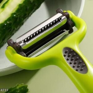 3-in-1multifunctional Kitchen Peeler and Potato Peeler, Slice Peeler and Julienne Peeler Stainless Steel peelers for Vegetables and Fruits, with Sharp Blades, Multi-Functional Kitchen Tools