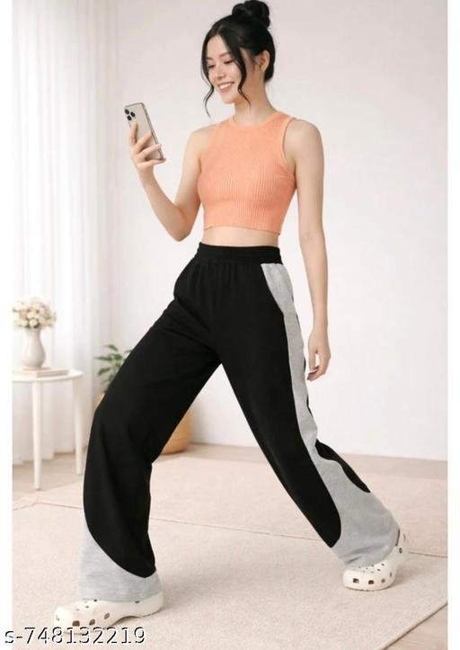 Women’s Oversized Street Joggers | Black Relaxed Fit Lower with Pockets - Image 5