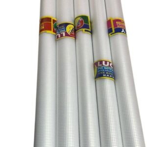 White Synthetic Notebook Cover Rolls – Pack of 5 Rolls (4m Each) | notebook cover roll | synthetic book cover roll | white book cover roll | waterproof notebook cover | school book covers | tear resistant cover roll | book wrapping roll | synthetic notebook cover | 4 meter book cover roll |