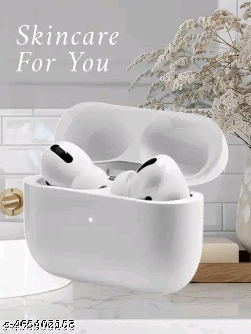 BT Wireless Earbuds Bluetooth Headphones With Charging Case Cancelling 3D Stereo Headsets Built in Mic in Earpods Earbuds IPX5 Waterproof Buds for Android/ Airbuds Pro Case With Wireless Charging Case Active Cancellation Enabled Bluetooth Headset (White, True Wireless)